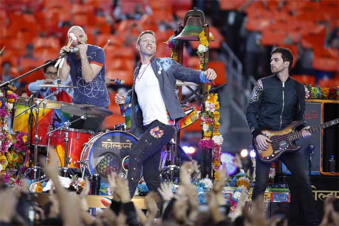 A picture from Coldplay concert.